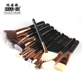 

MAANGE 8/15 Pcs Professional Makeup Brushes Set Powder Foundation Eye shadow Blush Blending Lip Make Up Beauty Cosmetic Tool Kit