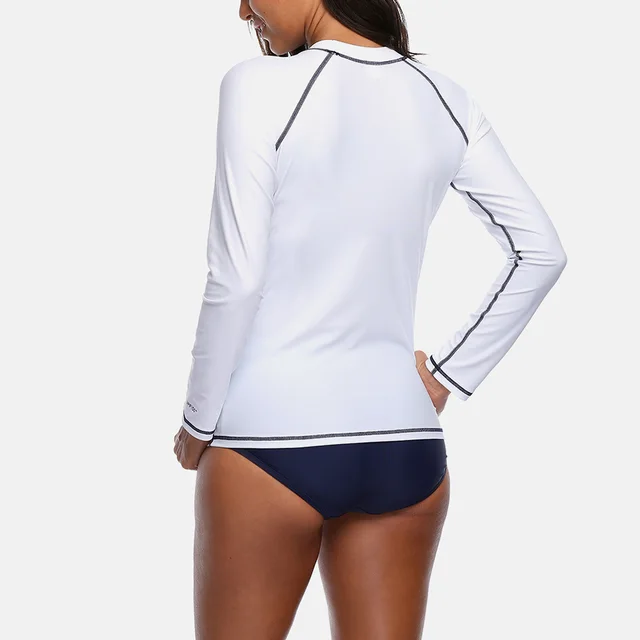 Anfilia 여성 래쉬 가드 탑: 세련된 스타일과 UV 보호 기능을 갖춘 완벽한 수영복