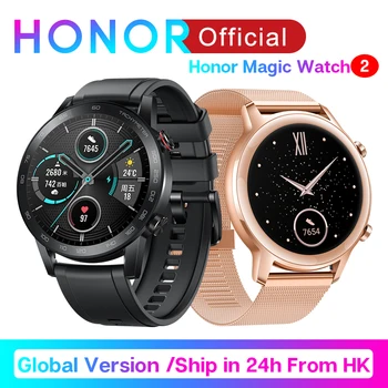 

Global Version Honor Magic Watch 2 Smart Watch Bluetooth5.1 Smartwatch Waterproof 14 Days Sports Watch Heart Rat For Android iOS
