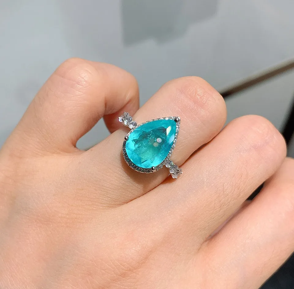 Decorato Colore Un Tormalina Orecchini 925 Sterling Argento