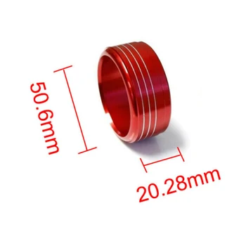 

Accessories AC Ring Knob Interior Aluminum Climate Control For Subaru Impreza WRX/STi