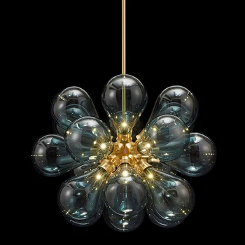 

Post-modern minimalist fashion creative chandeliers children's room living room bedroom model room designer glass chandeliers