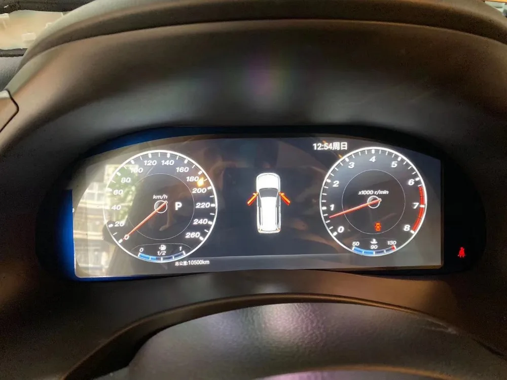 12," lcd интеллектуальный полный жидкокристаллический инструмент в сборе для Nissan Patrol с Wifi SWC Airplay