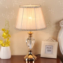 Хрустальные настольные лампы, светодиодный прикроватный Настольный светильник для спальни/гостиной/кабинета, светильник для книг/настольный светильник s E27 EU/AU/US/UK Plug