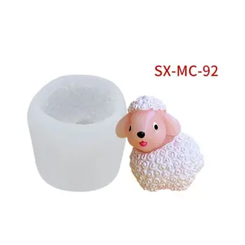 

Handmade Sheep Soap Mold Resin Casting 3D Sheep Pendant Keychain Silicone Resin Mold Jewelry Making Tools Art Crafts