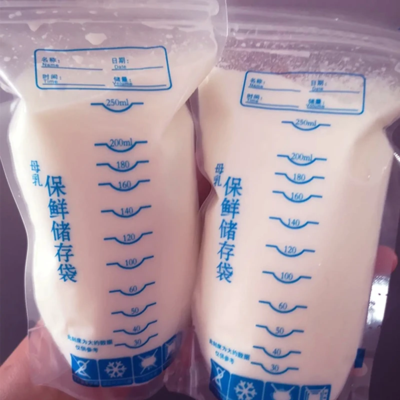 Breast Milk Storage Freezer Bag Disposable Labels Safe Baby Food Storage Feeding Baby Food 30pcs baby food storage containers breastmilk storage bags