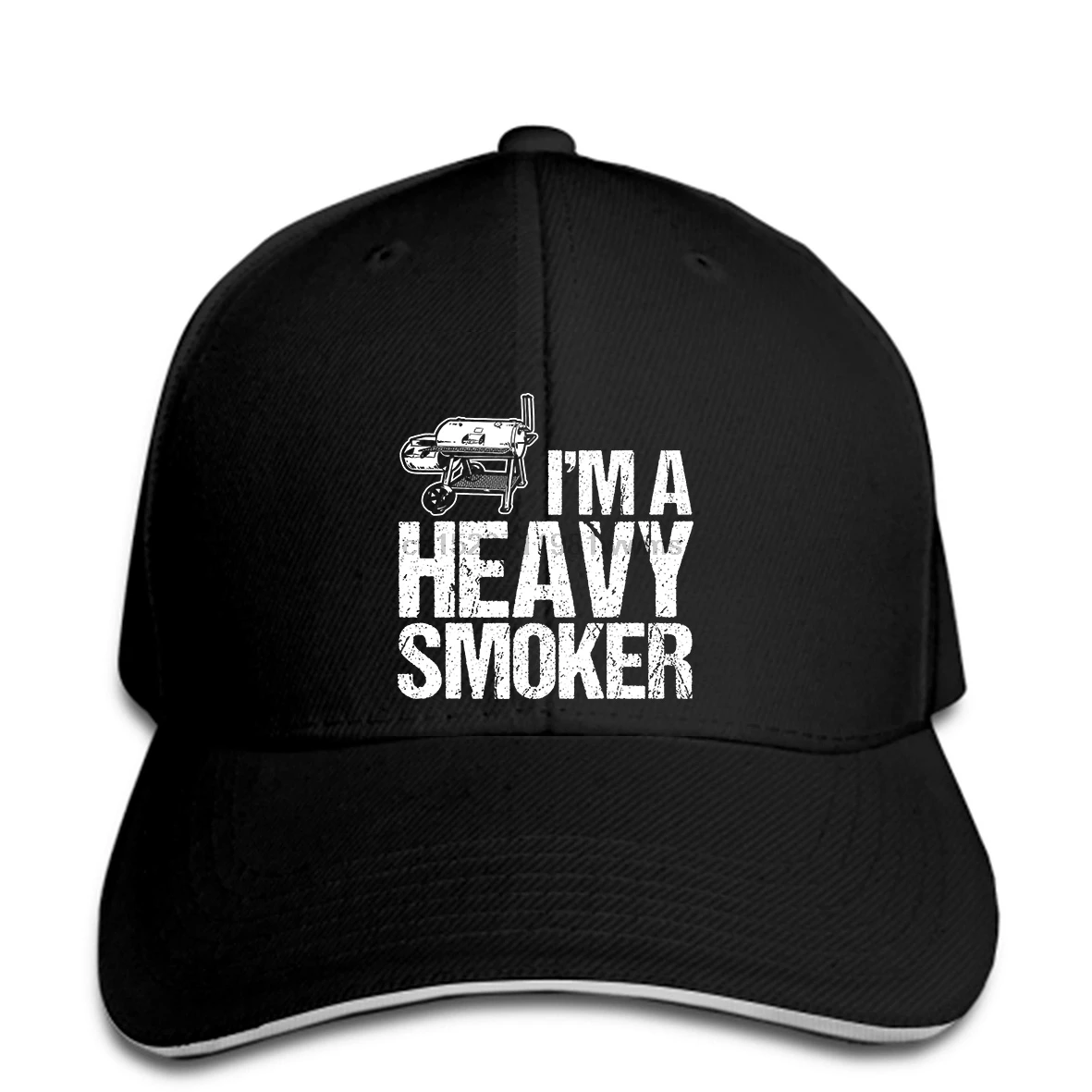 Забавная мужская бейсбольная кепка для женщин, новинка, бейсбольная кепка I'm a Heavy Smoker, классная бейсболка для барбекю, Кепка snapback