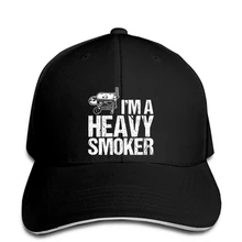 Забавная мужская бейсбольная кепка для женщин, новинка, бейсбольная кепка I'm a Heavy Smoker, классная бейсболка для барбекю, Кепка snapback