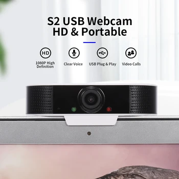 

Webcam 1080P Ultra-HD USB Wide Angle USB Web Cam With Microphone Web Camera For Computer Laptop webcam 4k For Video Conference