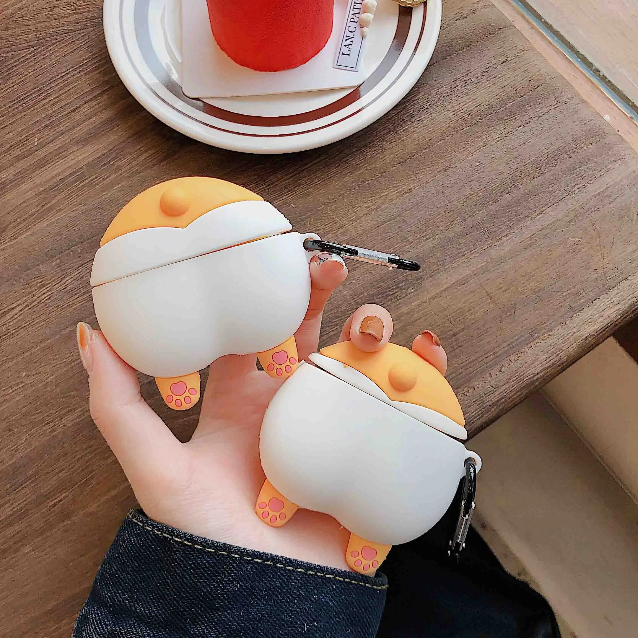 X96 Роскошный милый чехол для Airpods 1 2 Чехол для защитный чехол для Airpods наушники вкладыши Coque Etui аксессуары - Цвет: X96
