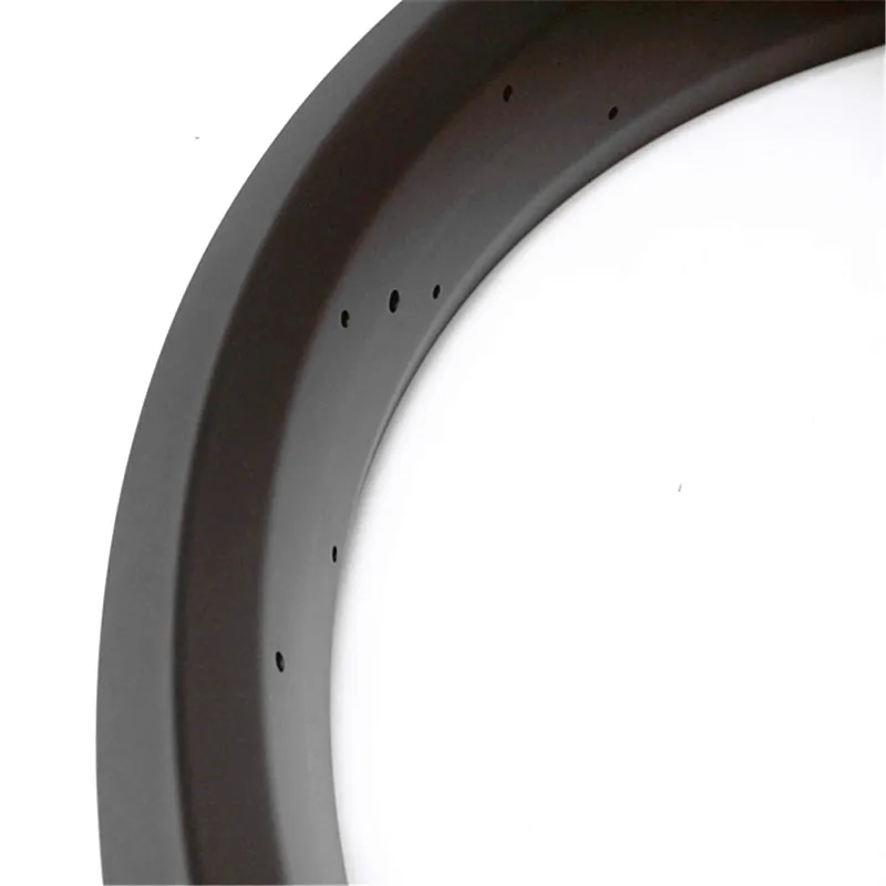 26er carbon fat rims 80/90/100mm tubeless carbon fat bike rims hookless Fat bike 25mm width