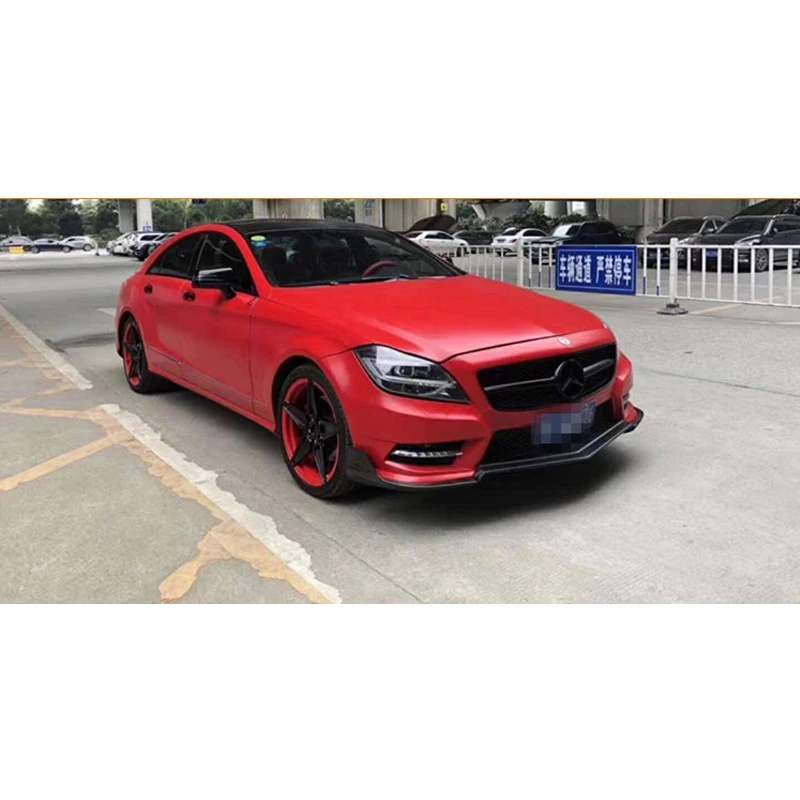 Передний спойлер для Mercedes Benz CLS Class W218 CLS350 550 CLS63 2012 2013 бампера из углеродного