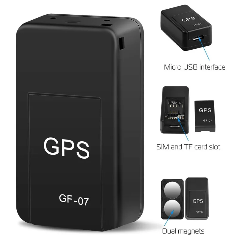 

Magnetic Mini GPS Tracker Car Spy GSM GPRS Real Time Tracking Locator Device Tracer Car Finder Pet Finder Kids Wearable Devices