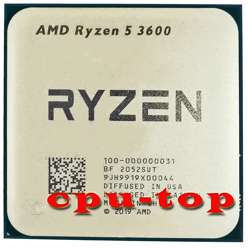 AMD Ryzen 5 3600 R5 3600 3.6 GHz Six Core Twelve Thread CPU Processor 7NM 65W L3=32M 100 000000031 Socket AM4|CPUs| - AliExpress