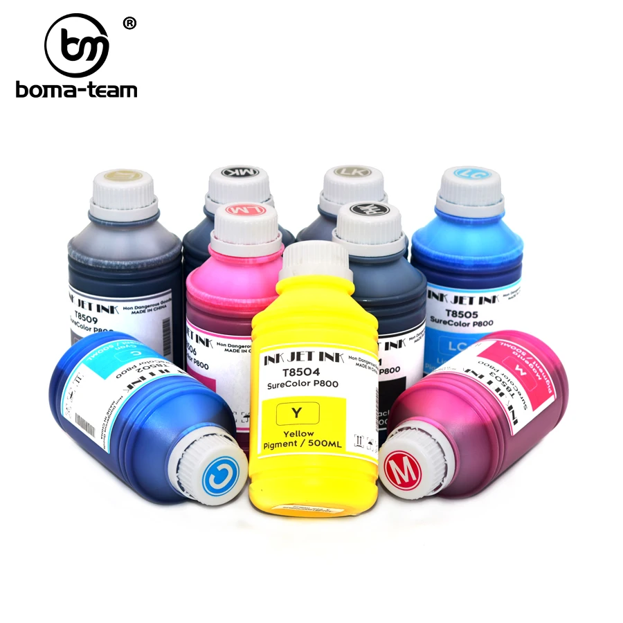 T47A T46S P700 P900 500Ml 10 Colori Inchiostro Pigmentato A Base D'Acqua Per Stampanti A Getto D'Inchiostro Epson Surecolor Sc-P700 P900 P908 P708