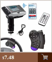 Fm-передатчик MP3 музыкальный плеер Hands-free 5V 2.4A автомобильное зарядное устройство прикуриватель двойной USB привод автомобиль SD AUX оптовая