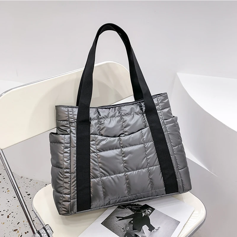 Bags Women Nylon Quilted Handbags