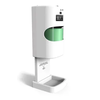 

Thermometer No Contact High Sensitive Distance Sensor-Wall Mounted Temperature Scanner with Hand Sanitizer Soap Dispenser 2020