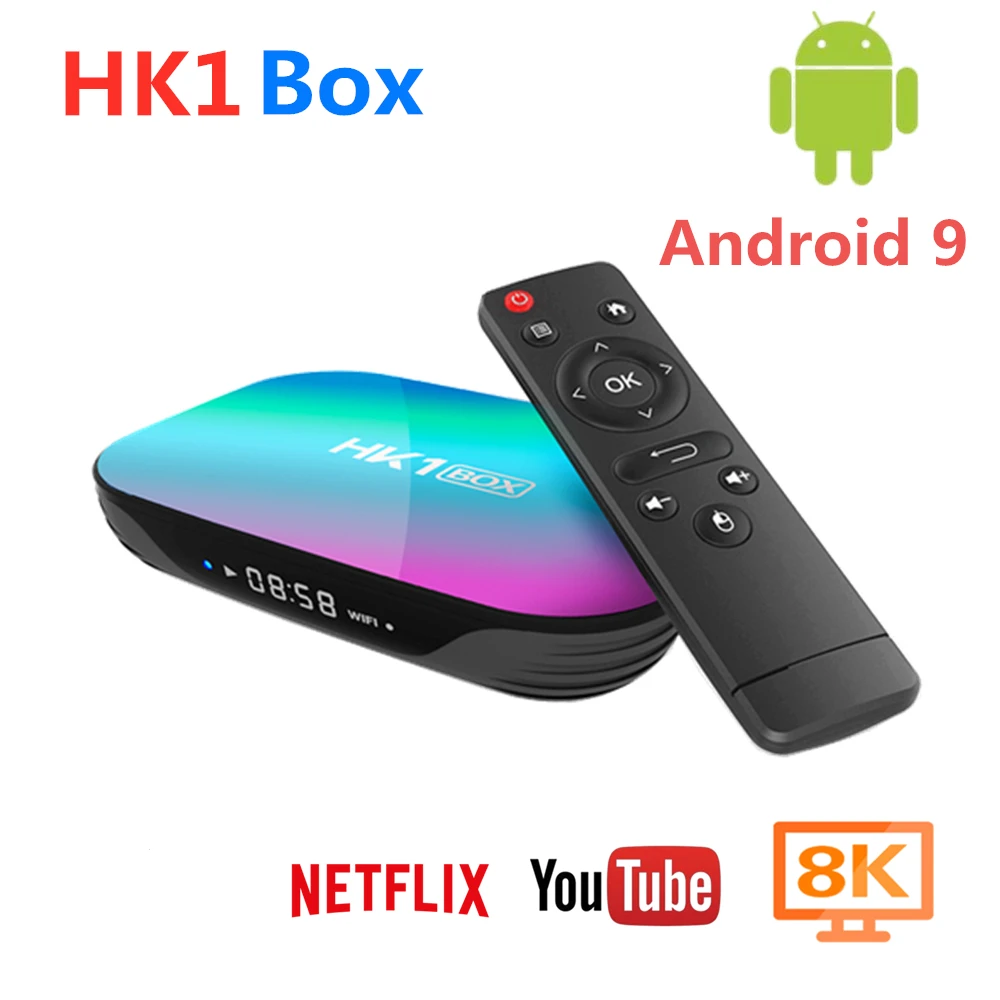 HK1 Box Android 9 0 TV Amlogic S905X3 Dual Wifi BT4.0 1000M 8K Smart Tv Set Top Media Player|ТВ-приставки и медиаплееры| |