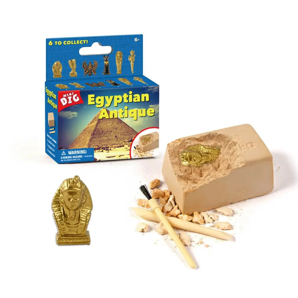 

Archeological Excavation Toy Egyptian Wisdom Pyramid Resin Improve The Ability Of Hands-On Brain Independent Thinking 1 Set
