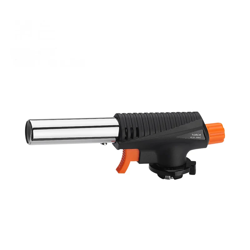 Portable Burner Auto Ignition Camping Welding Flame Launcher For Heating Picnic BBQ Baking Utensils Gas Butane Kitchen Lighter