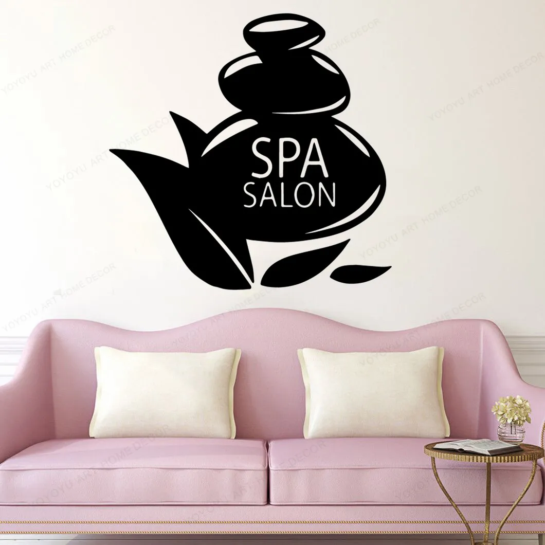 

body message wall sticker Creative Spa Salon Vinyl Wall Decal spa and message window decor art mural JH314