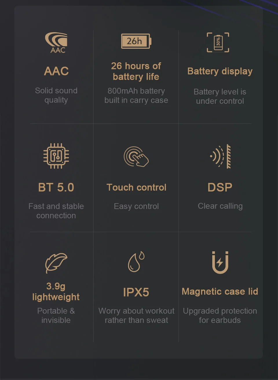 Haylou GT1 Pro большая батарея TWS Bluetooth Батарея для гарнитуры уровень дисплея сенсорный контроль беспроводные наушники шумоизоляция