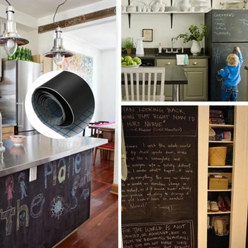 

1PC Chalk Board Blackboard Wall Papers Removable Vinyl Draw Decor Mural Decals Art Chalkboard Paper For 100X45cm Room Kids