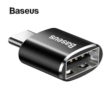 Baseus Тип C штекер USB Женский OTG адаптер Mini Usb c OTG Зарядное устройство переходник конвертер для USB Женский тип-c мужской
