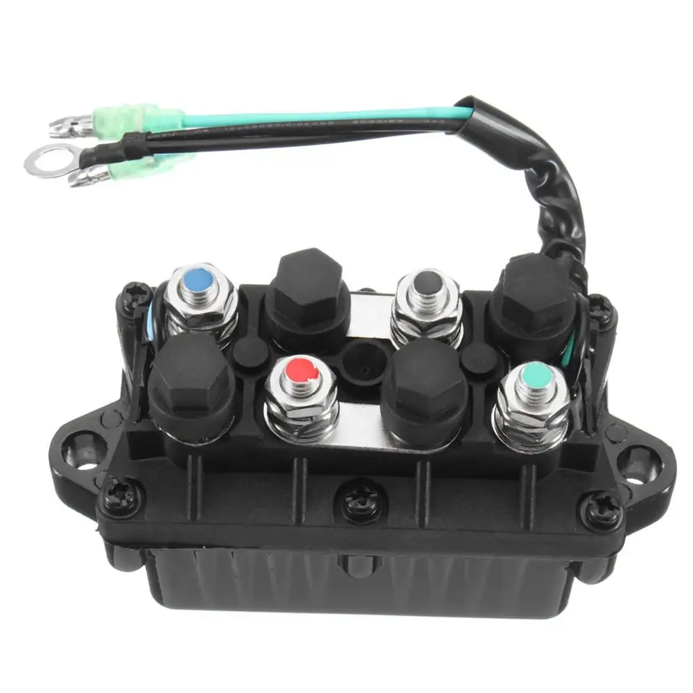 6H1-81950-00-00 3 Pin 12V+-20% обшивка реле мощность лодочного двигателя для Yamaha 30-90HP двигатель 120A водонепроницаемый алюминий бронза+ пластик