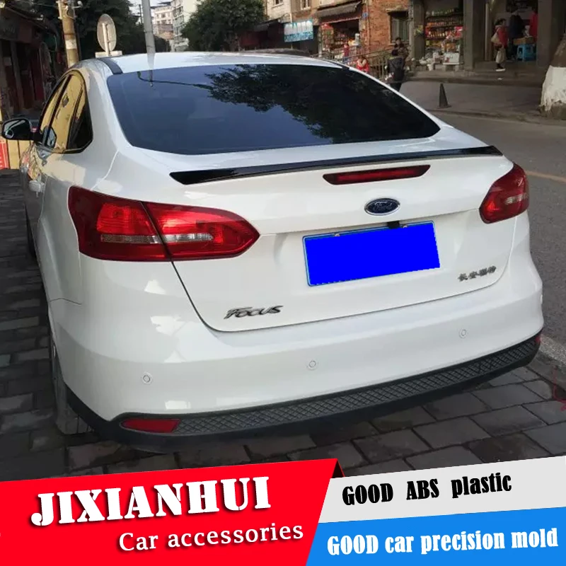 Спойлер для Focus 2015 2017 Ford sedan QBK спойлер из АБС пластика цвет заднего крыла