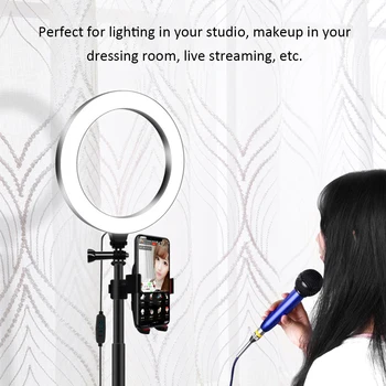 

New Arrive USB Charge Selfie Portable Led Camera Phone Photography Ring Light Enhancing Photography for iPhone Smartphone