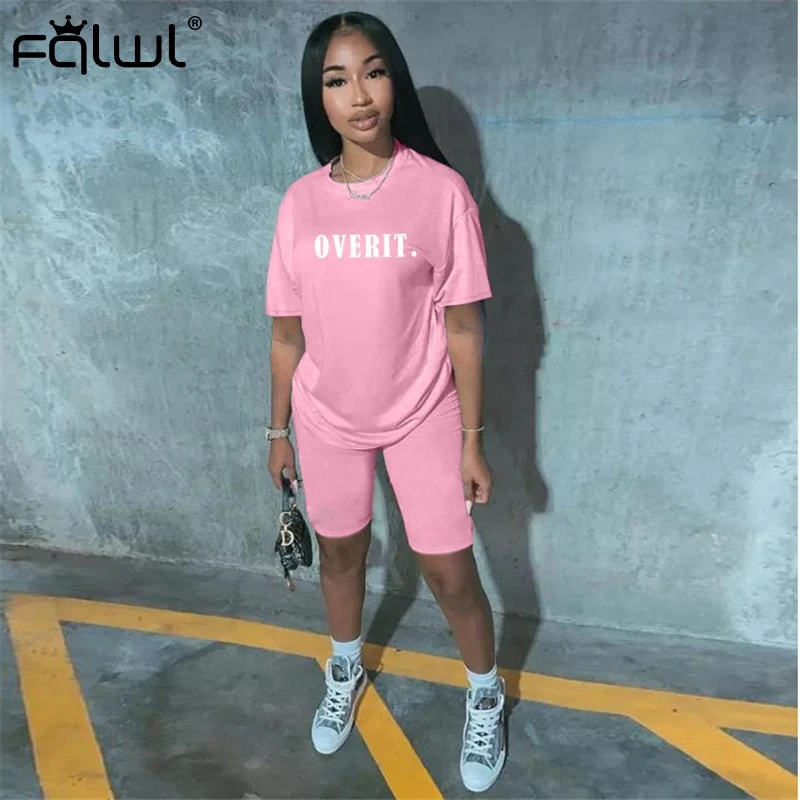 biker short t shirt set