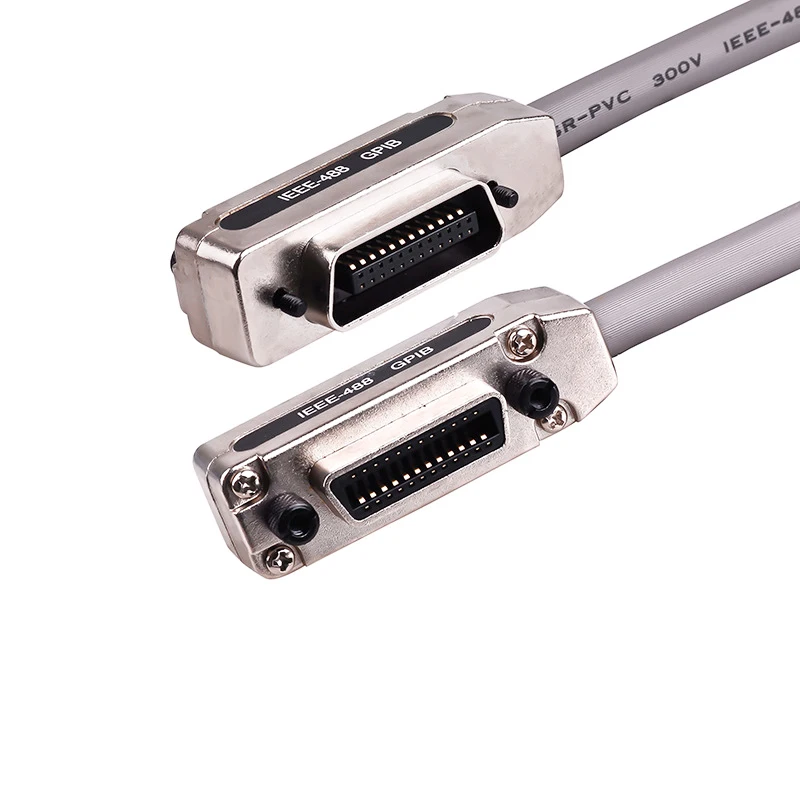 Ieeee488 Kabel IEEE 488 Hochgeschwindigkeitsgetriebe Gpib Linie GPIB автобус Schnittstelle 0 5 mt 1 2 3 m|Компьютерные