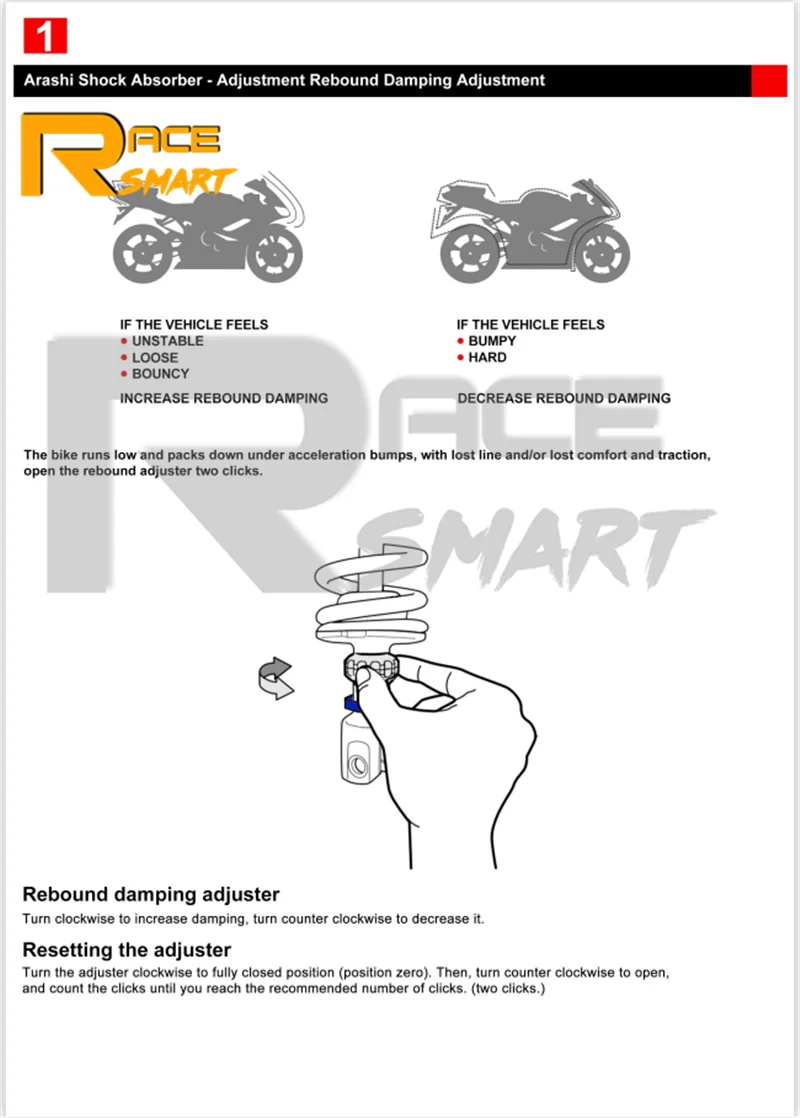 Schokdemper 12mm Lente 310mm Motorfiets Schokdempers