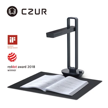CZUR-Aura Pro 휴대용 책 스캐너, 스마트 OCR 스캔, 최대 A3 스캔 가능, 14mp, 테이블 데스크 램프 포함, 가정과 사무실, 홈과 오피스,
