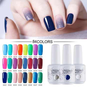 

15ml Gel Polish Shinning Salon Tips Sparkling Glitter Nail Gel Soak off Organic UV LED Gel Polishes Lacquer Primer Varnish