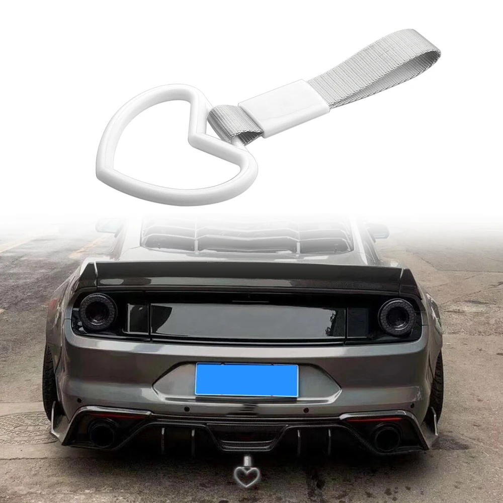 Auto Accessories Tsurikawa Ring Heart JDM Train Bus Handle Hand Strap Drift Charm Strap Drift PVC Plastic