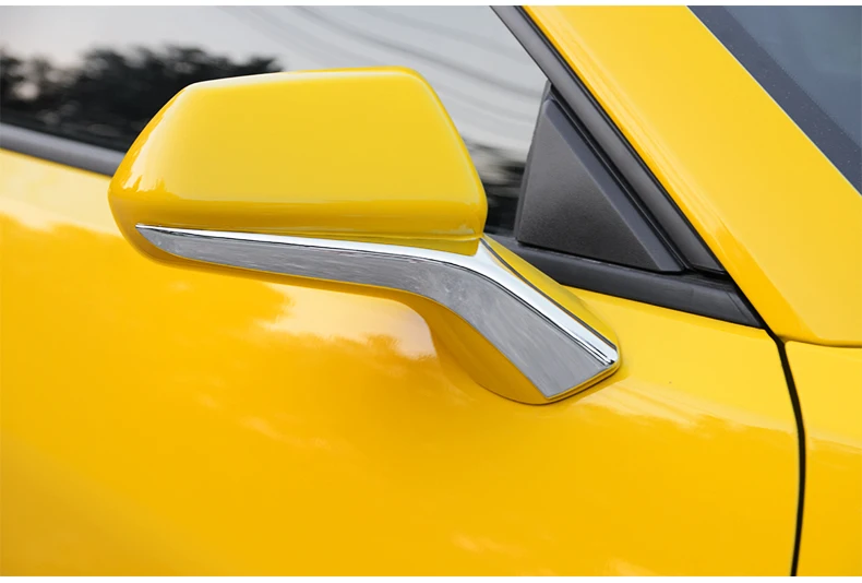 Подходит для Camaro Bumblebee зеркало заднего вида отделка украшение с блестками внутренняя отделка 16-17