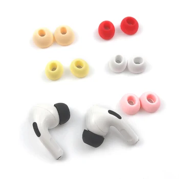 

1 Pair Soft Silicone Earbuds Earphone Case Cover For Apple Airpods Pro 3 Headphones Eartip Ear Cap Tips Accessories
