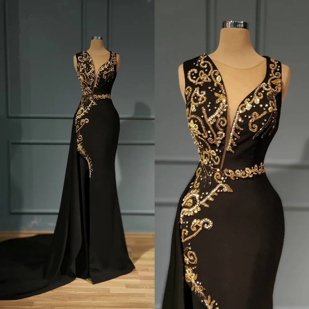 Black And Gold Dresses