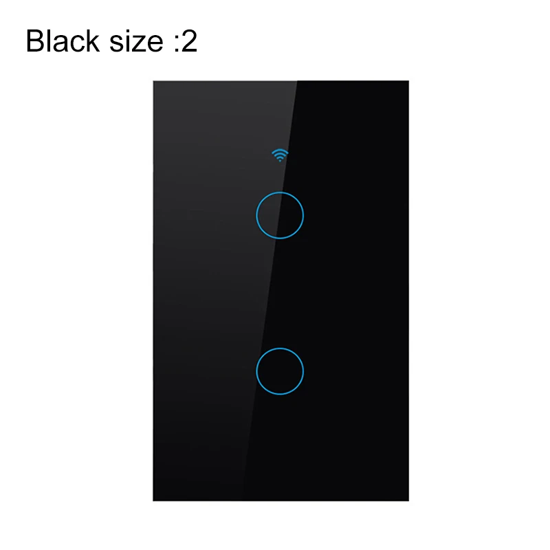 

1/2/3 Gang Smart Light Switch WIFI Wall TouchPanel Socket for Alexa Google Home WWO66