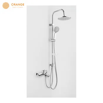 

Shower System ORANGE A2393500 Home Improvement Bathroom Fixture Faucets bath rain shower headset watering can system with mixer Agger