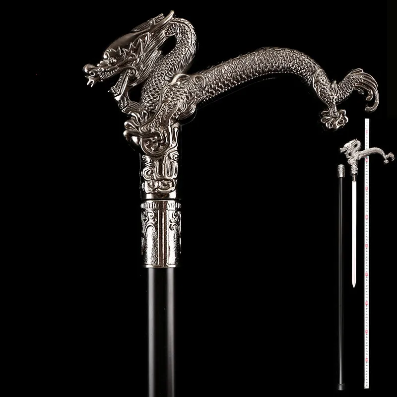 

Dragon-shaped cane sword stainless steel material home decoration products are not edged