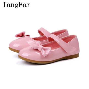 

Children's Bow Shoes 2020 Autumn Girls Princess Loafers Red White Fashion Baby Anti-slip Moccasins Discount