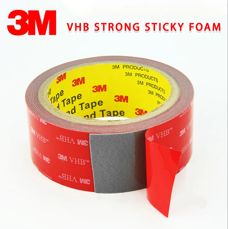 

3m double-sided adhesive waterproof high temperature resistant foam seamless car tape household installation strong foam tape