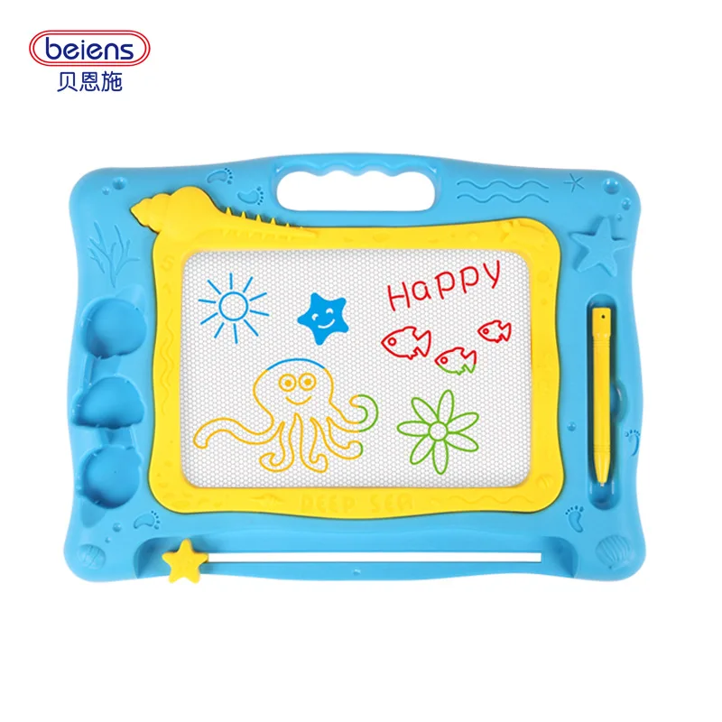 

Beiens New Products Children Color Painting Board Writing Board Magnetic Pen Infant Graffiti Baby Small Blackboard 1-3 di tan