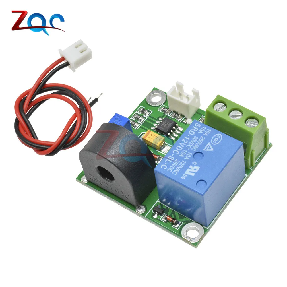 Модуль обнаружения переменного тока 12 В модуль датчика 0 5A коммутация с 1