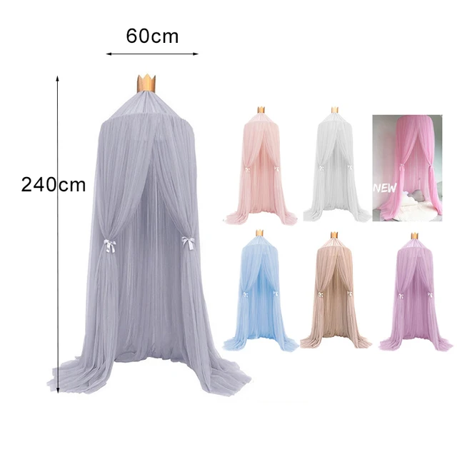 Baby Girl Play Tent Canopy Kids Tent Mosquito Net Play House Crib Netting Hung Dome Girl Princess Children Home Room Decoration 3