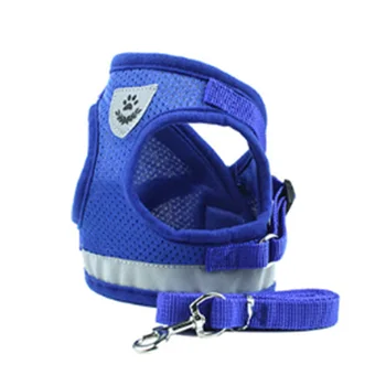 

Harness for Pet Chest Harness Adjustable Reflective Vest Walking Lead Dog Leash Rope for Dog Pet Supplies